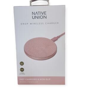 Native Union Drop Wireless Charger – Pink – NWT